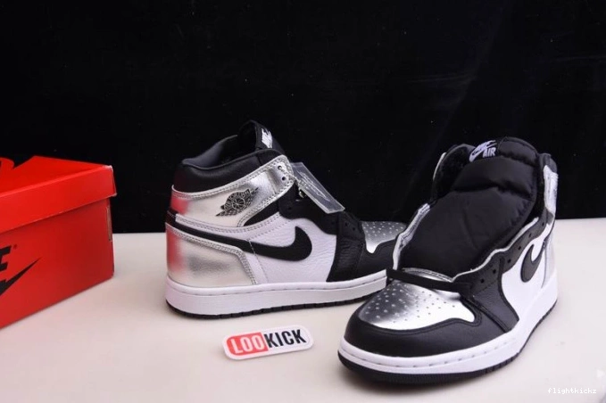 AIR CD0461-001 OG JORDAN HIGH SILVER WMNS 1 TOE 1013